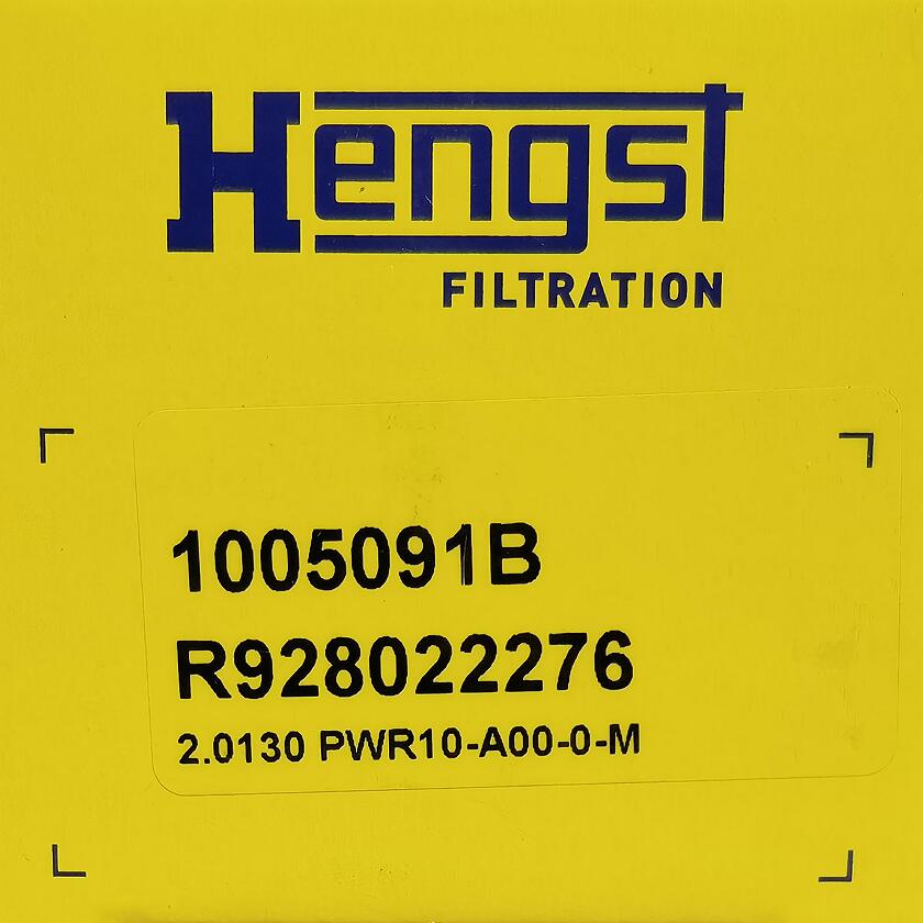 1005091B / R928022276 2.0130 PWR10-A00-0-M # Hengst // 汉格斯特,液压滤芯