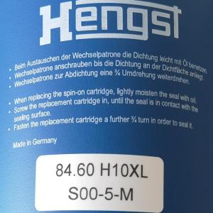 1009069B / R928038331  84.60 H10XL-S00-5-M # Hengst // 汉格斯特，液压滤芯
