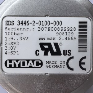 908129 EDS3446-2-0100-000 # HYDAC // 贺德克,压力传感器