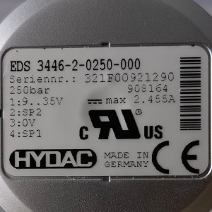 908164  EDS3446-2-0250-000 # HYDAC // 贺德克，压力传感器