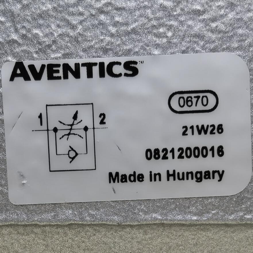 0821200016 # Aventics // 安沃驰,气动阀
