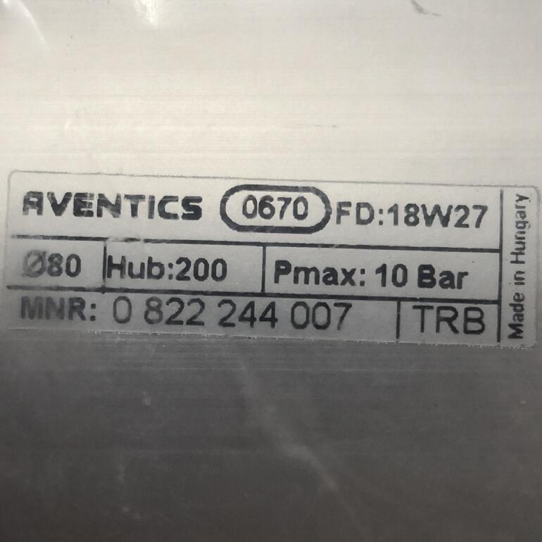 0822244007 # Aventics // 安沃驰,气缸