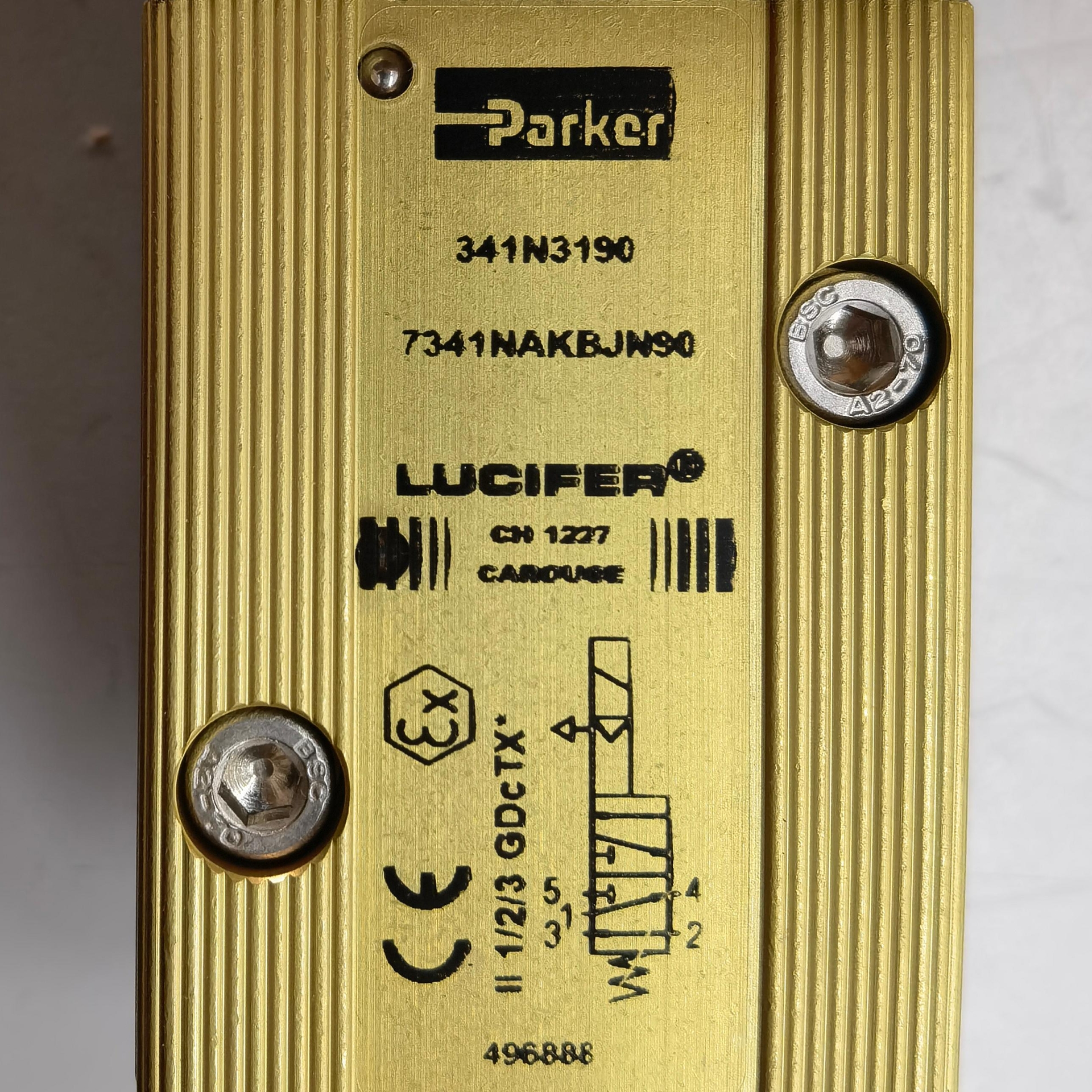 341N3190-48865001N7 Parker // Parker, Pneumatic Valve