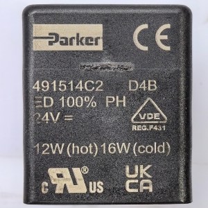 491514C2 Parker // Parker, Pneumatic Valve Coil