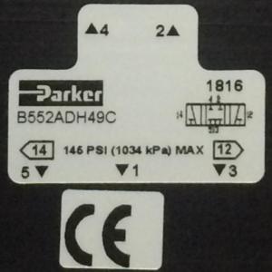 B552ADH49C Parker // Parker, Pneumatic Valve