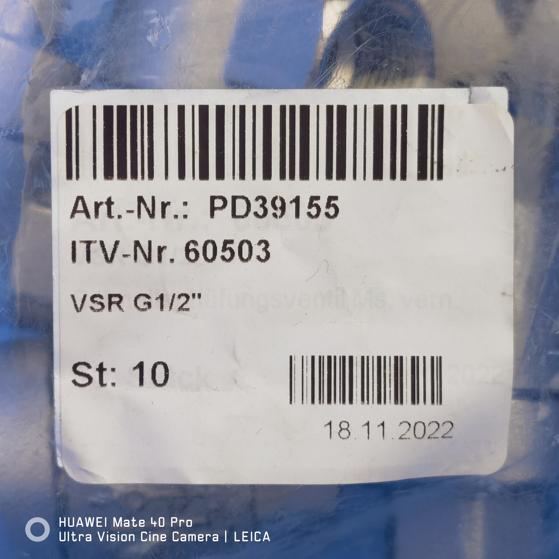 PD39155 Parker // Parker Pneumatic Valve