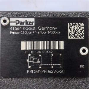PRDM2PP06SVG20 Parker Hydraulic Valve