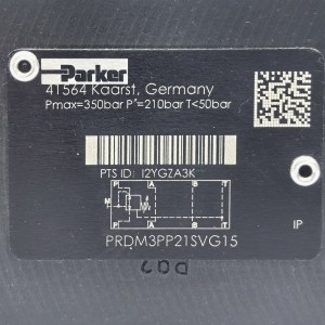 PRDM3PP21SVG Parker Hydraulic Valve