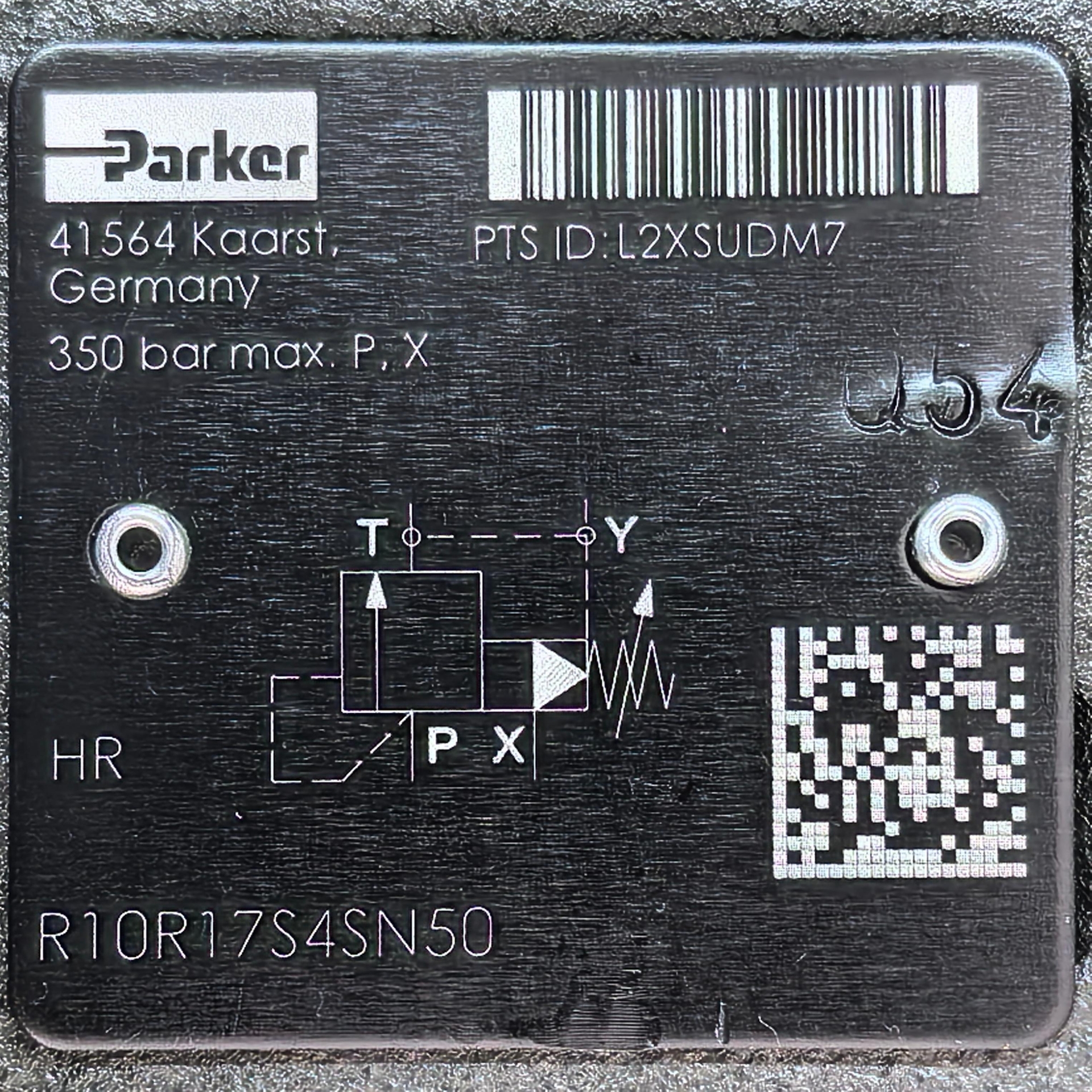 R10R17S4SN50 Parker Hydraulic Valve