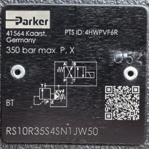 RS10R35S4SN1JW50 Parker Hydraulic Valve