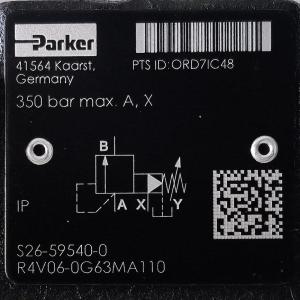 S26-59540-0 R4V06-0G63MA110 Parker Hydraulic Valve