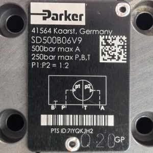 SD500B06V9 by Parker - Hydraulic Valve