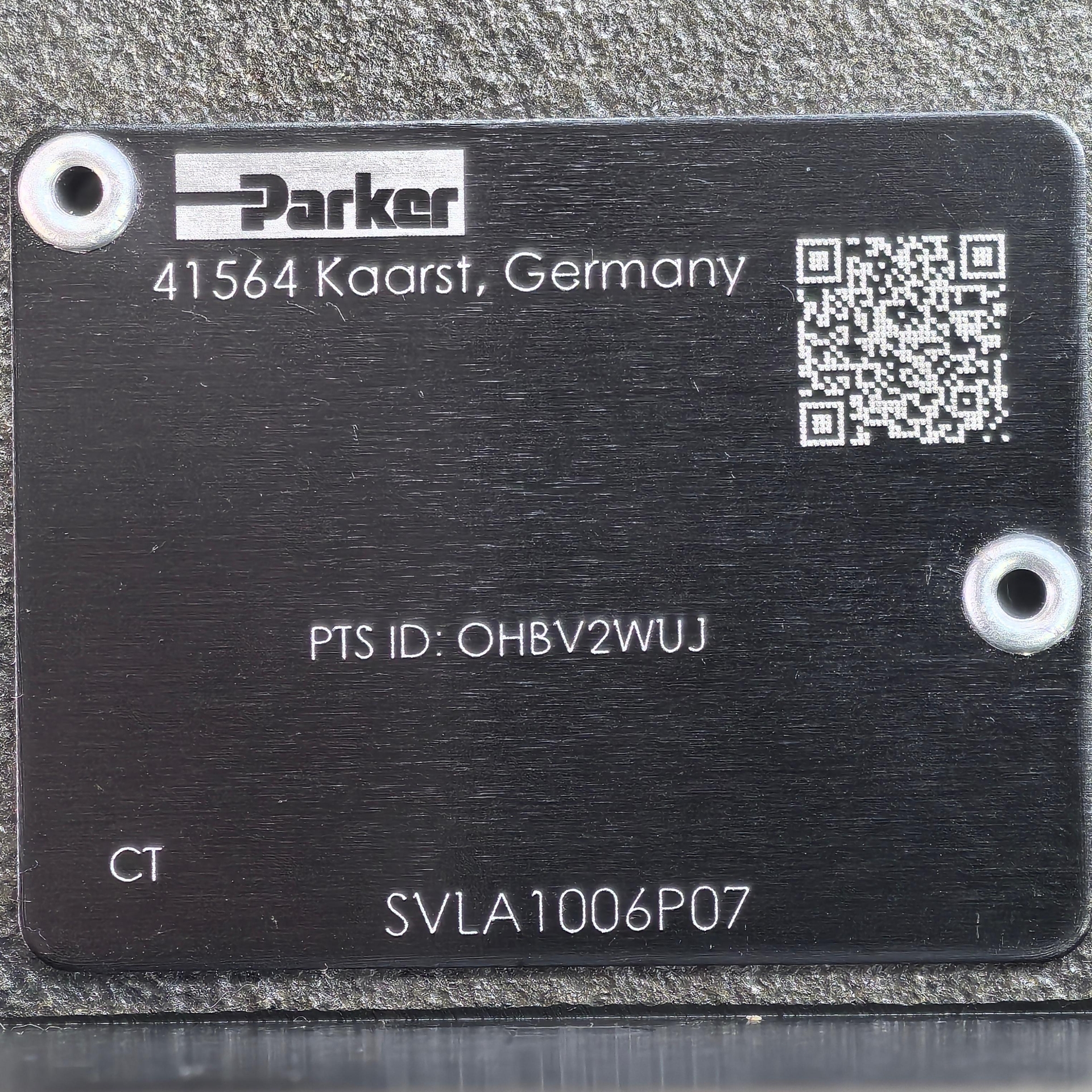 Parker SVLB1046E32S Hydraulic Valve