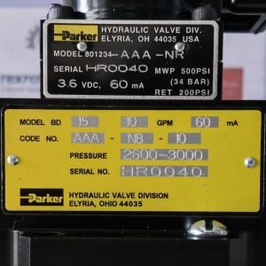 BD15AAANB10 Parker Servo Valve