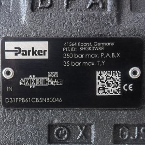D31PFB61CB5NB00 Parker // Parker, Proportional Valve