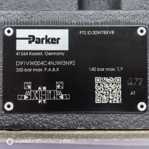 D91VW004C4NJWI3N Parker Hydraulic Valve