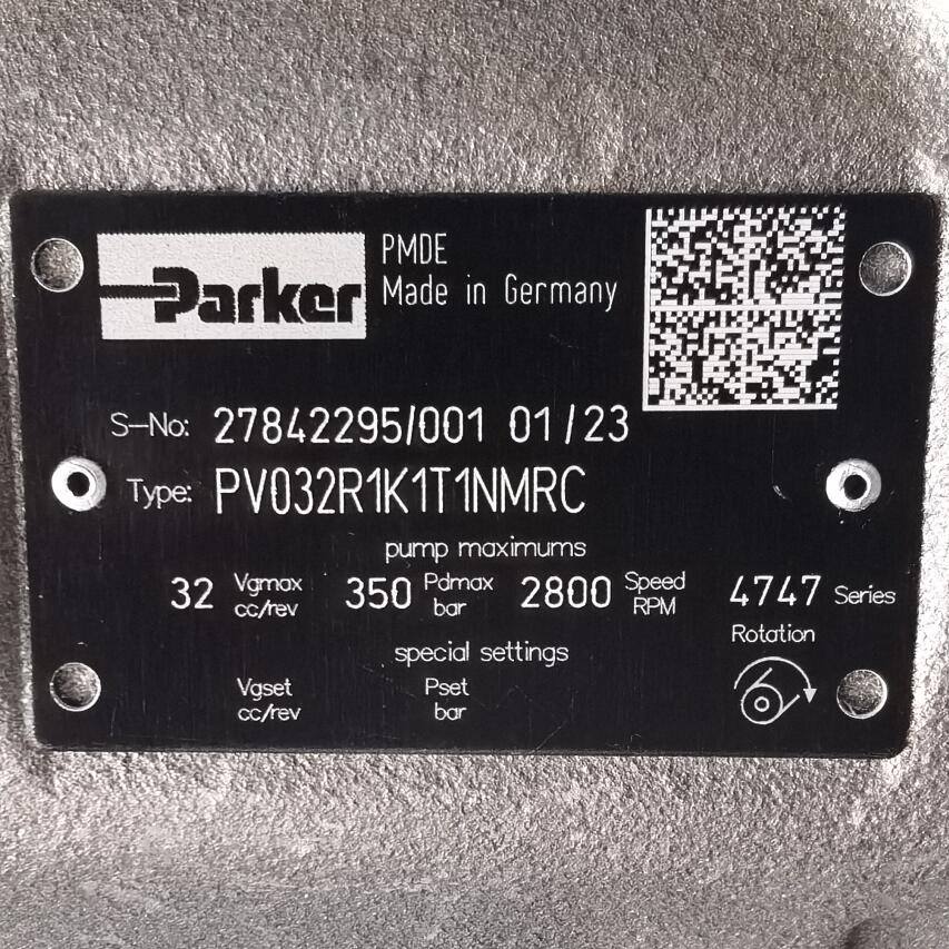 PV032R1K1T1NMRC Parker Hydraulic Pump