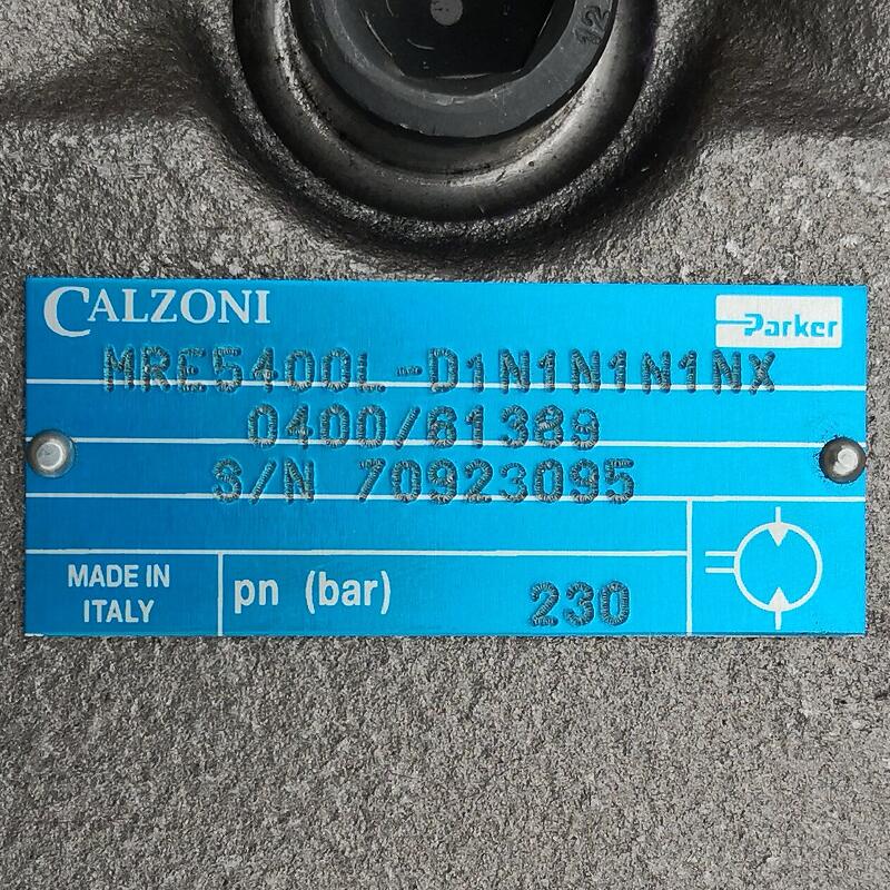 MRE5400L-D1N1N1N1NX 0400/61389 Parker-CALZONI Hydraulic Motor