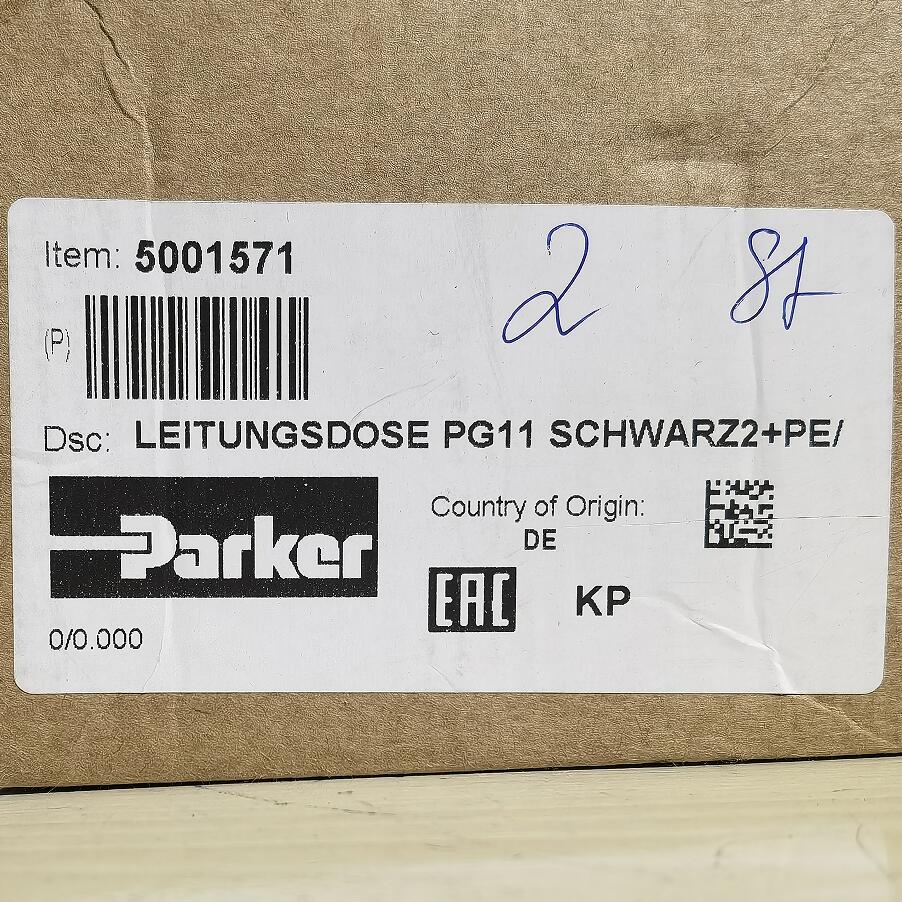 5001571 - Parker Hydraulic Valve Plug