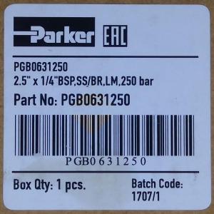 PGB0631250 Parker Pressure Gauge