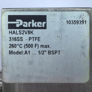 HALS2V8K Parker Instrument Valve Group