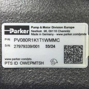 PV080R1K1T1WMMC Parker Axial Piston Variable Pump
