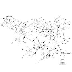 YCAC-02320 Hyundai HCE CONTROL LEVER-LH