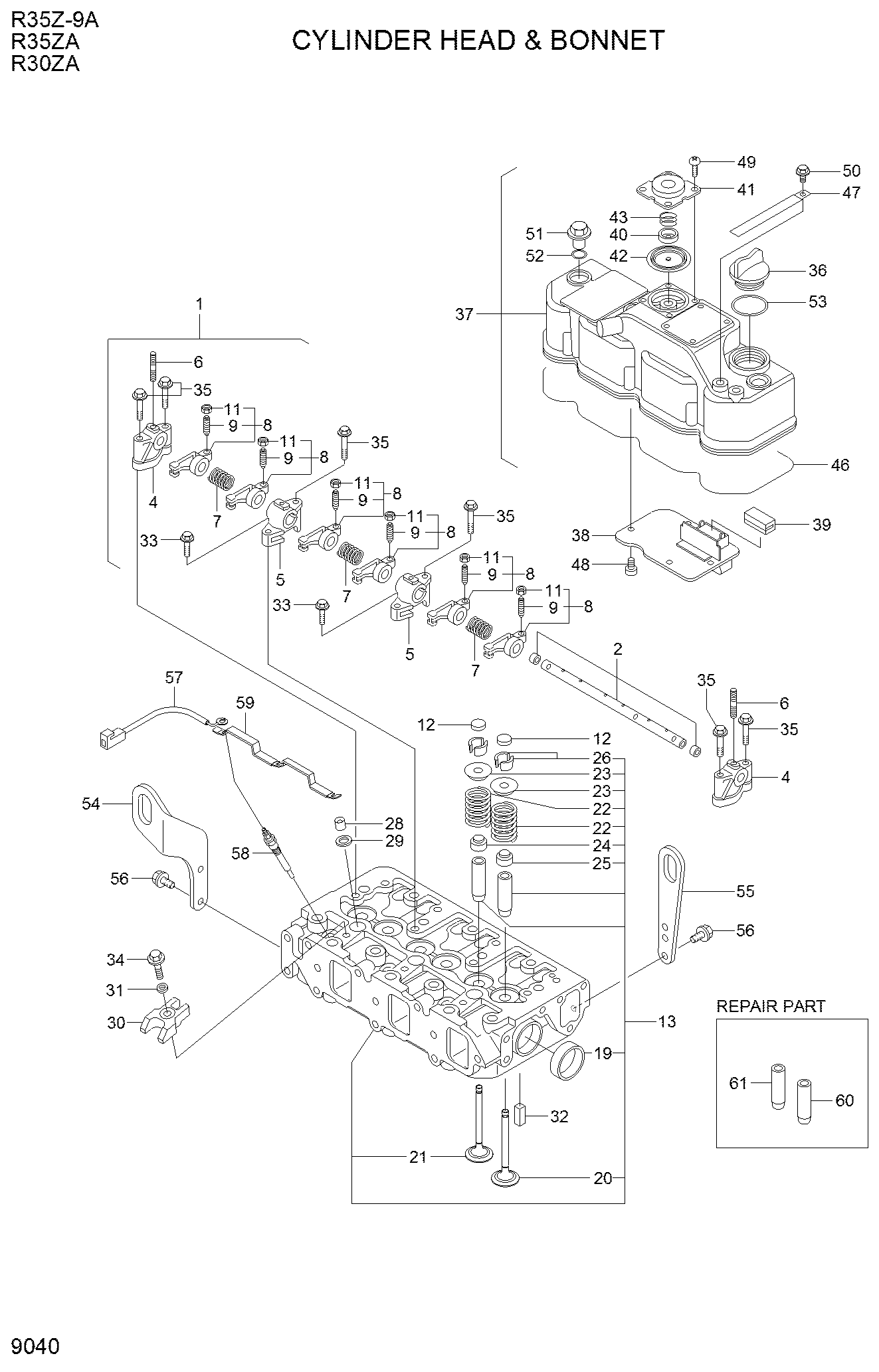 119803-77830 Hyundai HCE HARNESS-GLOW PLUG