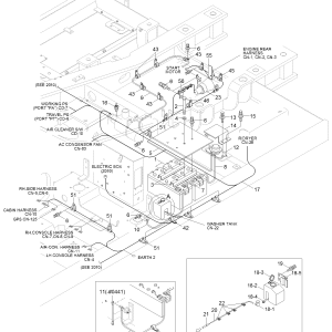 21NB-10047 Hyundai HCE HARNESS-FRAME