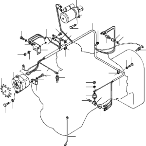 1245 621 H1 HARNESS, ENGINE WIRING