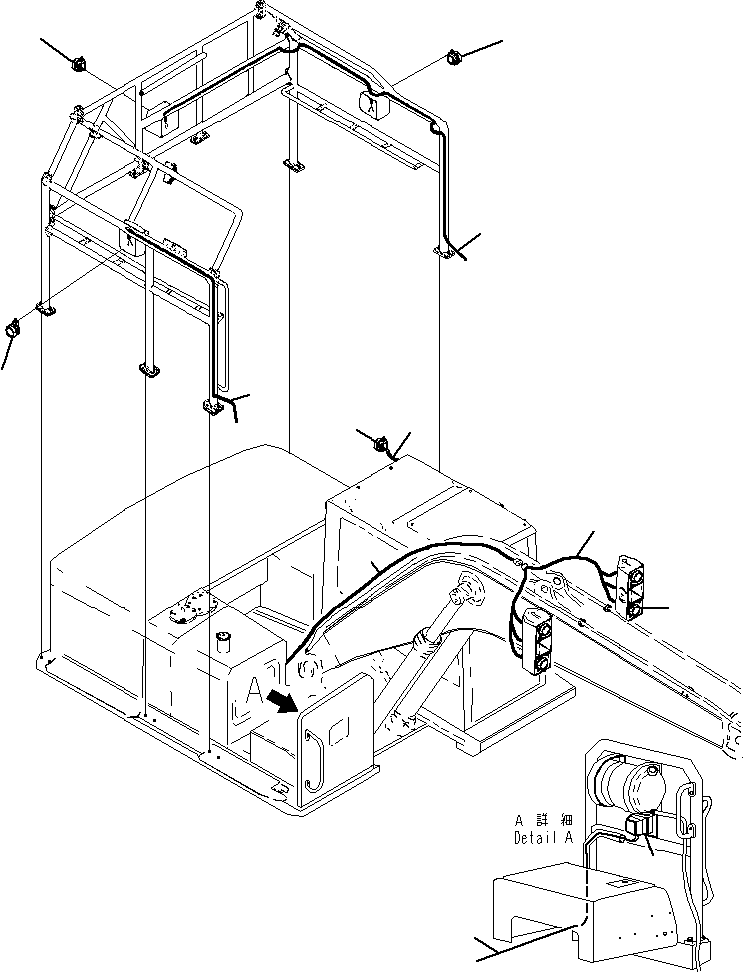 20Y-974-B260 HARNESS - Marginal Hydraulic