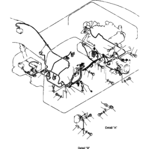 208-06-A1221 HARNESS, MAIN, PC400LC-6LM