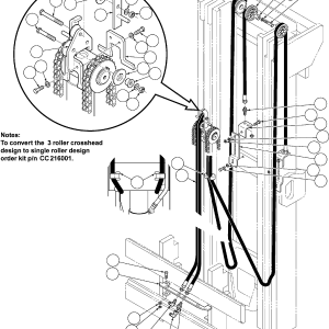 3EB-73-A5060 HOSE SHEAVE