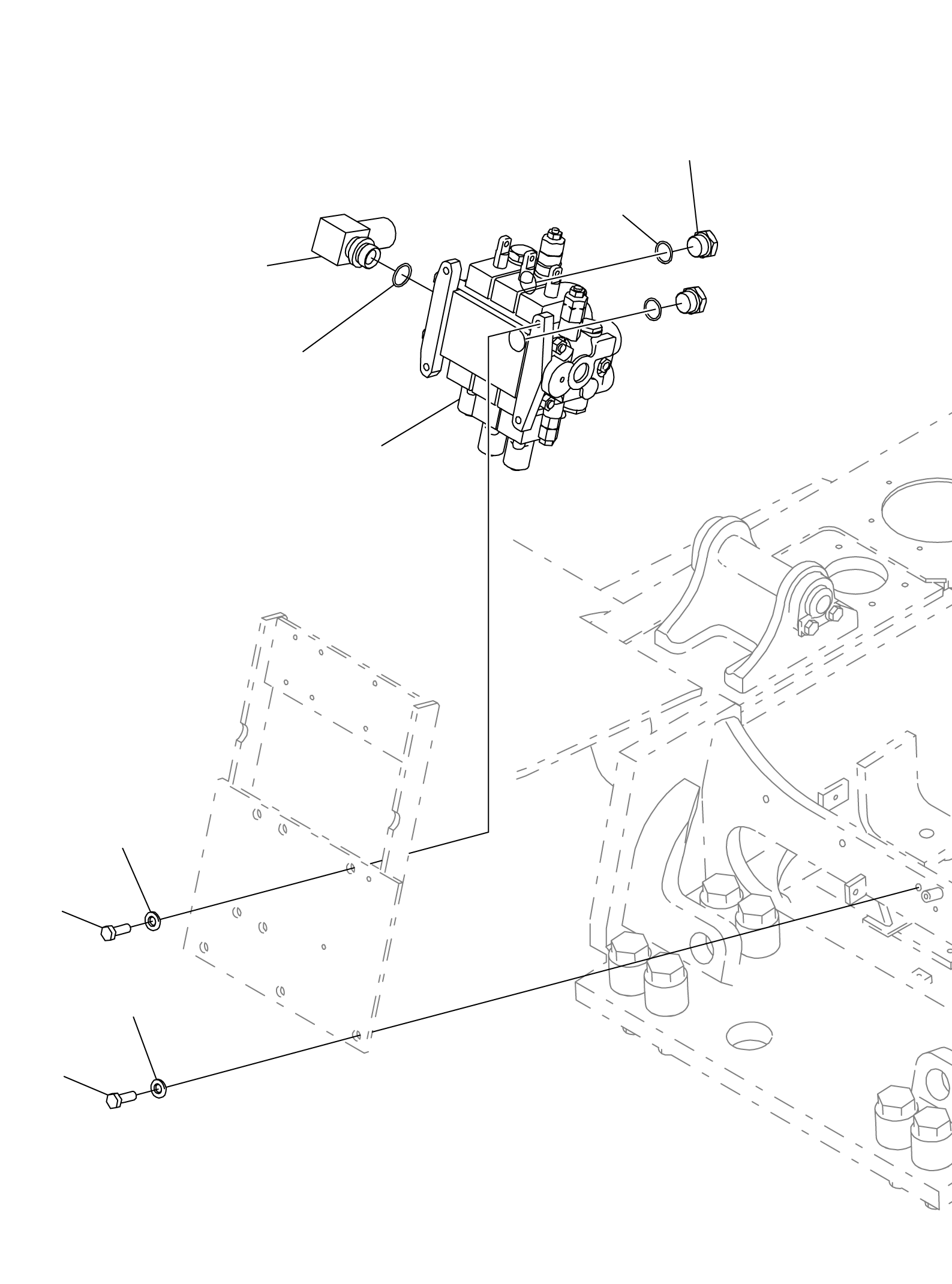 3FD-61-31311 CONTROL VALVE ASSY, 3-SPOOL - Marginal Hydraulic