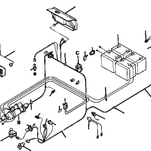 1244 847 H2 HARNESS, MAIN