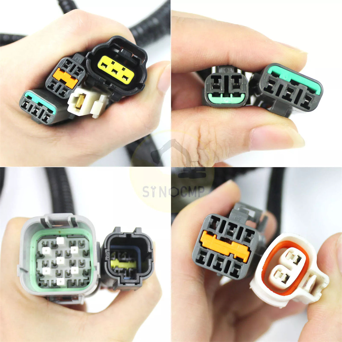 Hydraulic Pump Wiring Harness for Hitachi Excavator EX100-3 EX120-3 EX200-3 - Image 2
