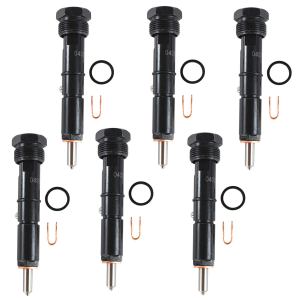 6PCS Fuel Injectors 0432133864 for Cummins 5.9L 6BT50HP Engine Dodge Ram 3500 2500 5.9L 1994-98