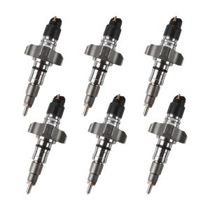 6 PCS Fuel Injector 2854608 0445120057 for CASE New Holland IVECO Engine F4HE9687 Tractor Maxxum 115 125 140 T6030 T6050 T6080 T6090