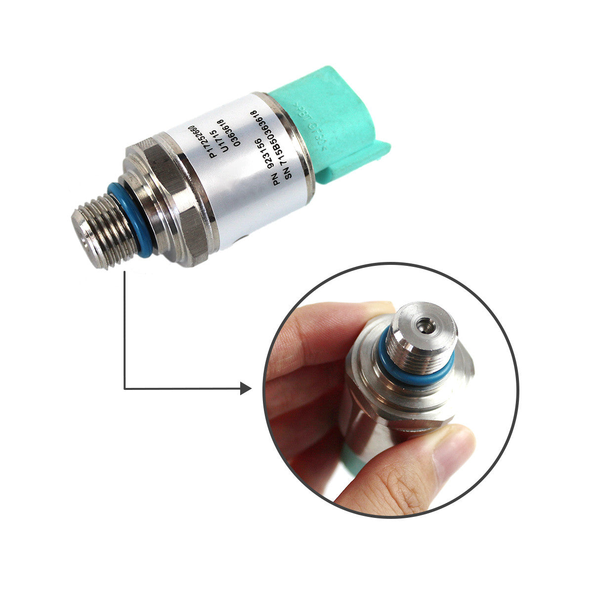 14560161 17252660 Pressure Sensor for Volvo EC120D EC140C EC160C EC170D - Image 3