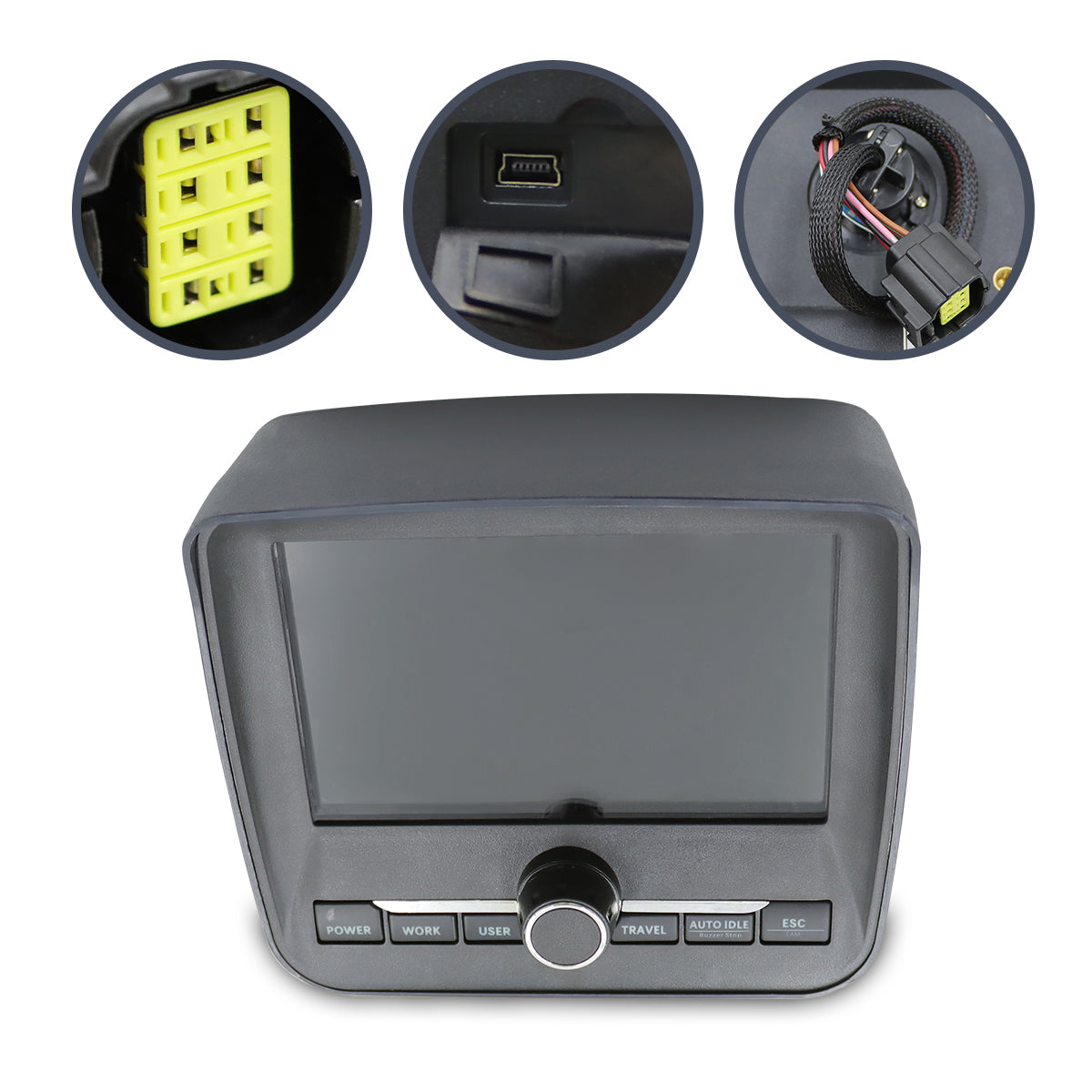 21Q5-30102 21Q5-30100 HCE Gauge Cluster Monitor for Hyundai R390LC-9 R160LC-9 - Image 3