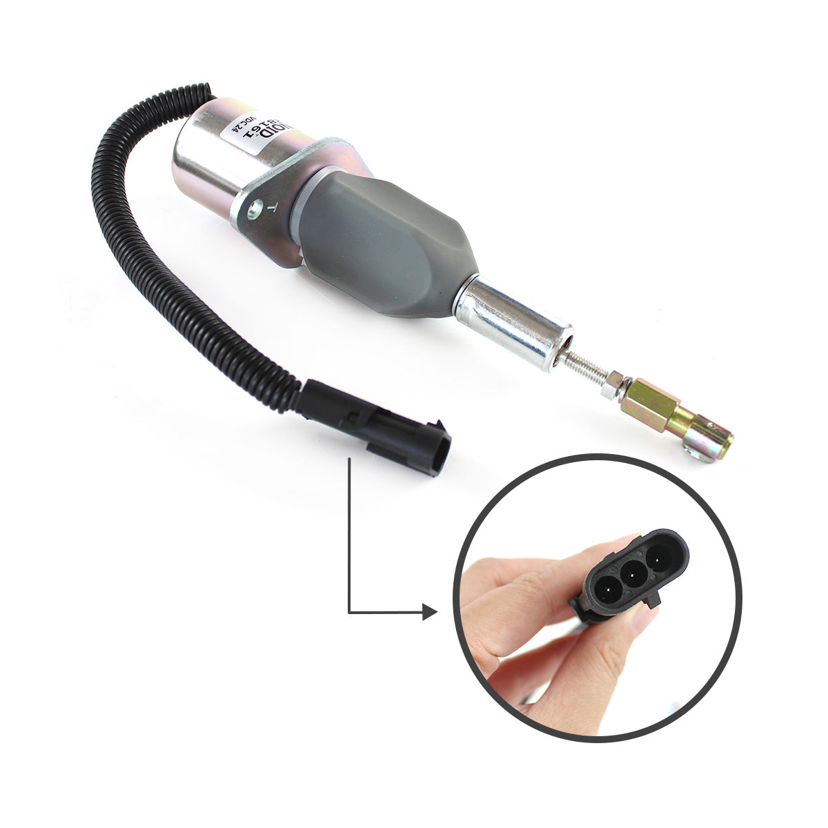 3928161 SA-4293-24 Shut Off Solenoid Valve for Cummins 6C 8.3 - Image 2