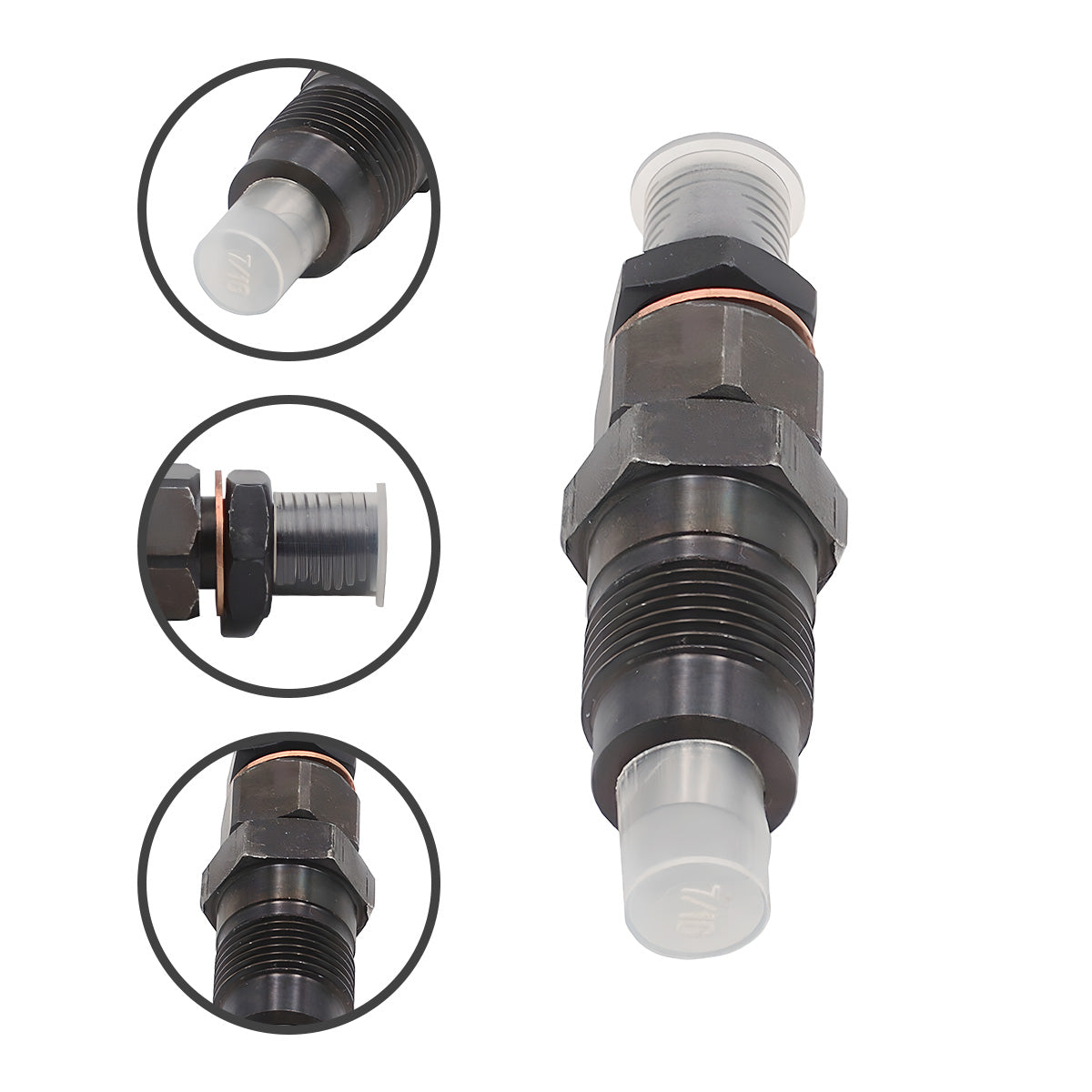 4PCS Engine Fuel Injector 252-1446 for Caterpillar 216 216B - Image 2
