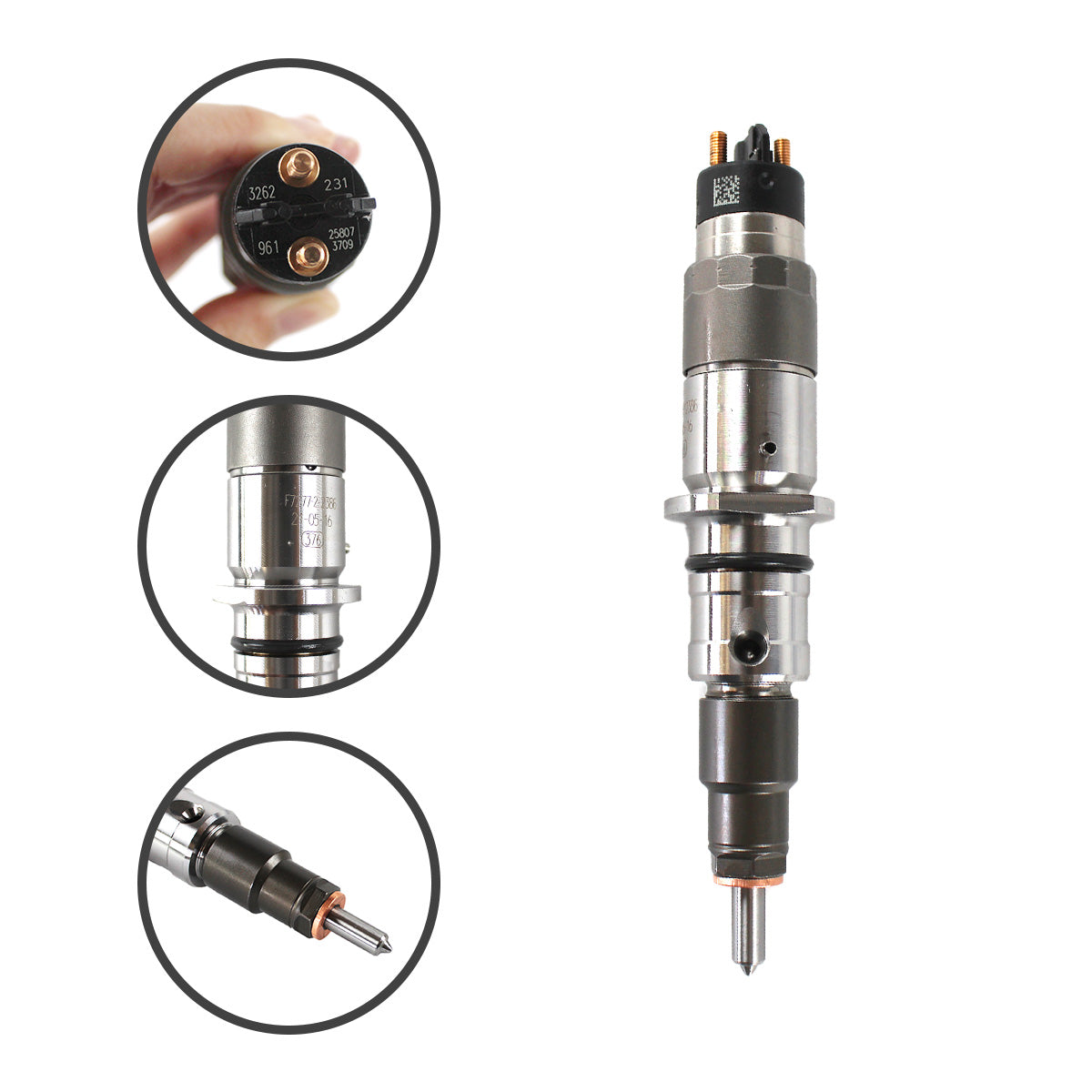5263262 0445120123 Diesel Fuel Injector for Cummins Engine Komatsu PC200-8 - Image 2
