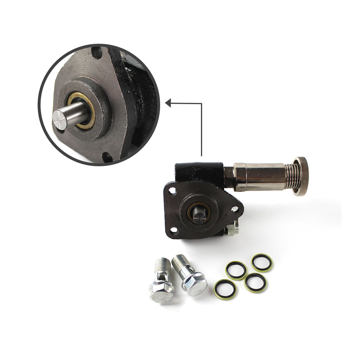 5I-7507 Manual Fuel Pump for Caterpillar E320B E320BL 3066 Excavator - Image 2