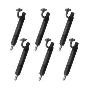 6PCS Fuel Injectors 6207-11-3100 for Komatsu 4D95L/SA6D95L Engine
