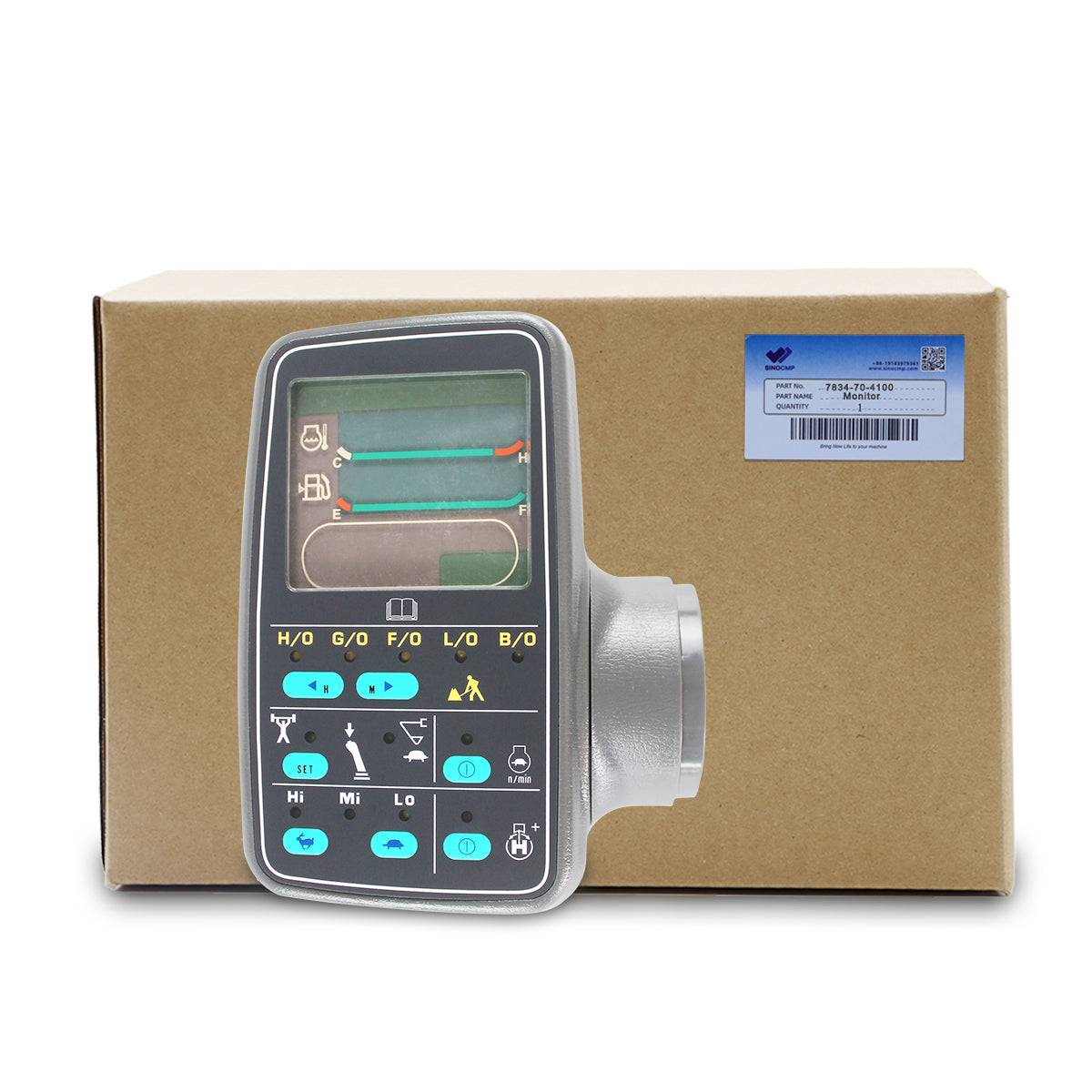 7834-70-4100 Monitor for Komatsu Excavator PC100-6 PC120-6 - Image 4