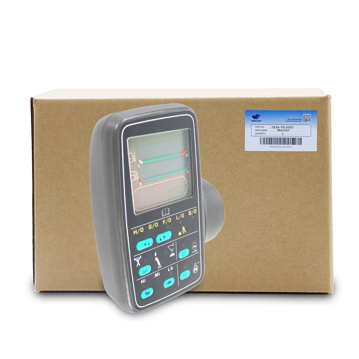 7834-76-3001 7834-76-3002 Monitor Display Panel fits Komatsu PC200-6 - Image 5