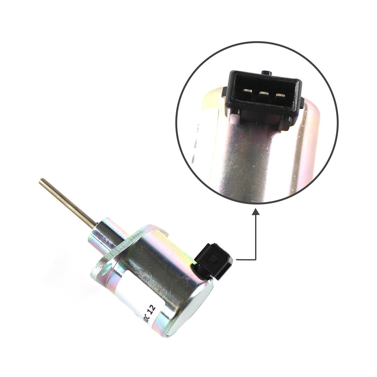 E6820-60011 Engine Stop Solenoid Cutoff Solenoid for KIOTI Mechron CK DK RX Tractor - Image 2