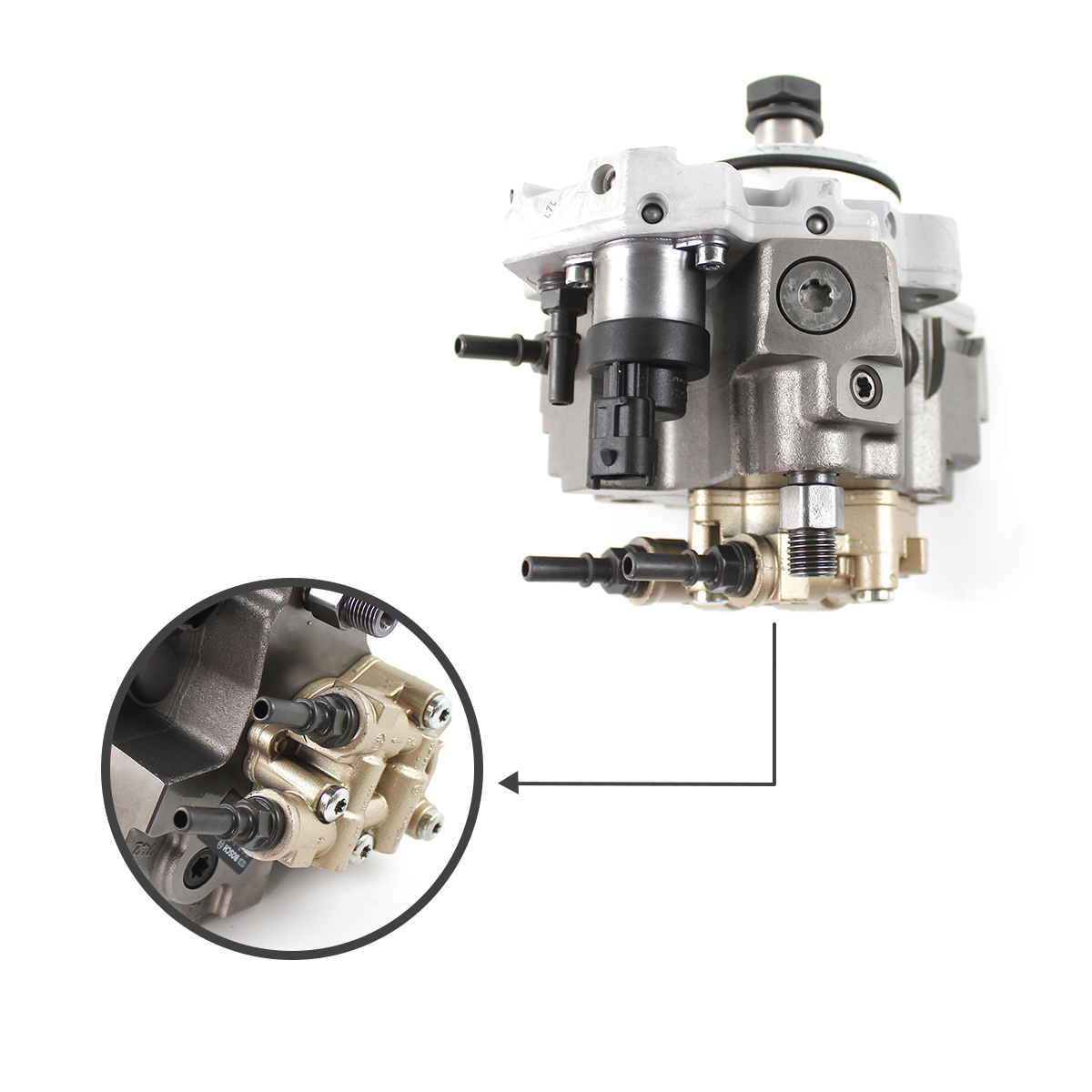 5256607 4988593 0445020122 Fuel Injection Pump for Cummins QSB6.7 QSB4.5 Engine - Image 4