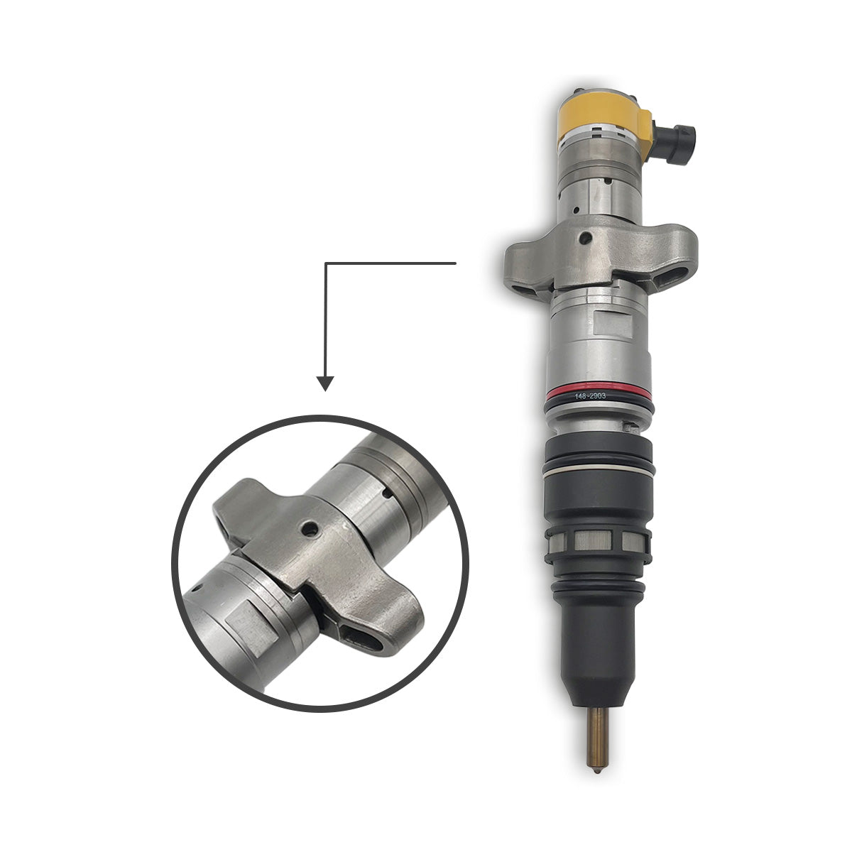 20R-8057 295-1408 Fuel Injector for Caterpillar CAT C7 Diesel Engine - Image 2